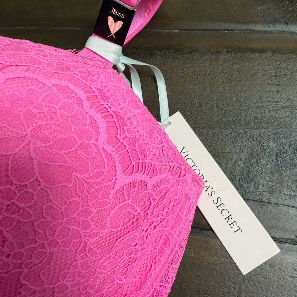 Victoria's Secret Neon Pink Lace Bra
